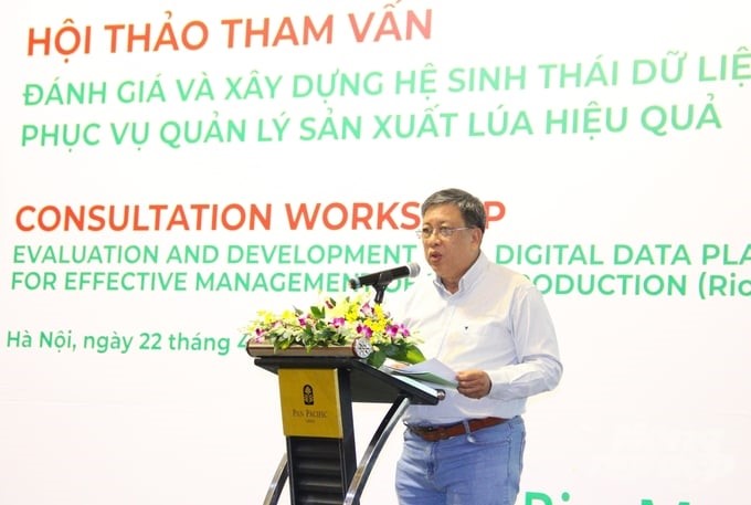 Building digital data for rice production management