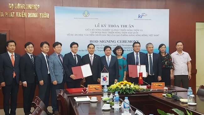 Korea - Vietnam cooperate to improve the rice value chain in Red River ...